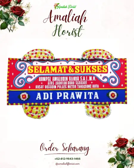 Papan Bunga Ucapan Selamat Kalitlaga